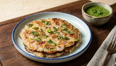 Instant High-Protein Onion Uttapam