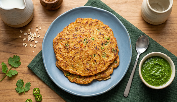 High-Protein Oats Chilla Recipe for Weight Loss and Busy Mornings
