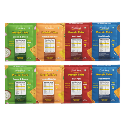 Ultimate Gluten Free Protein Thins Combo | Pack of 8