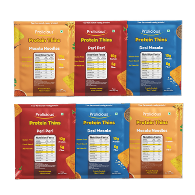Gluten Free Protein Thins Combo | Pack of 6
