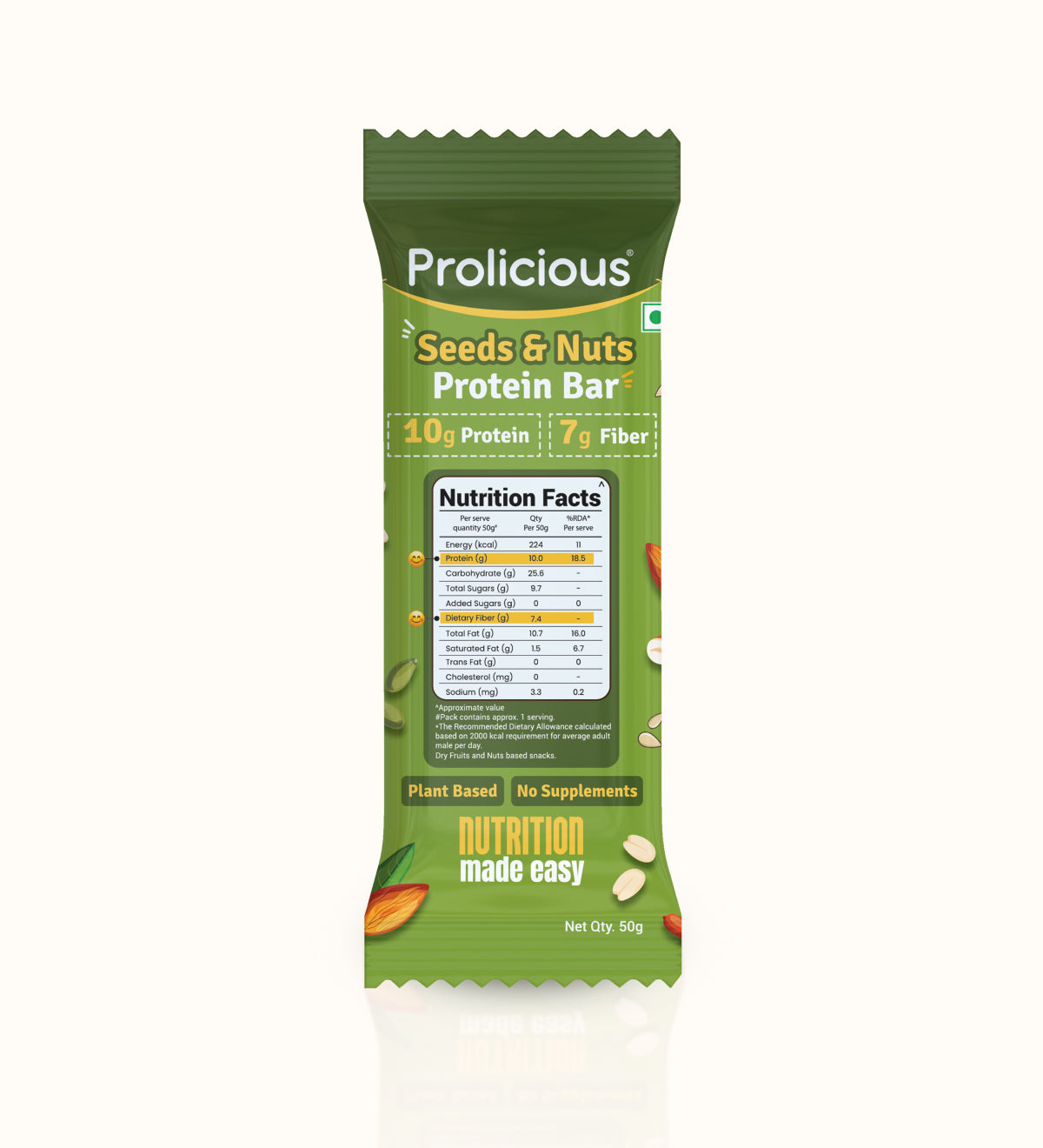 🎁Seeds & Nuts Protein Bar | Single Pack