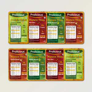 Bestseller Protein Thins Combo | 10g Natural Protein | Pack of 8