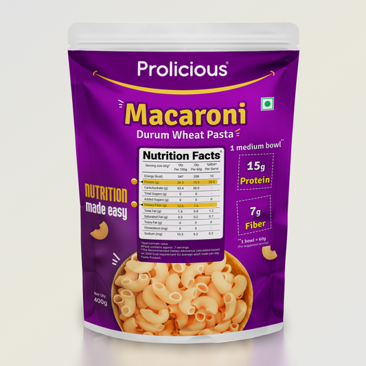 Macaroni Pasta | 15g Natural Protein