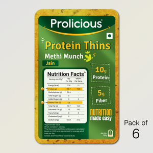 Methi Munch Protein Thins | 10g Natural Protein | Jain