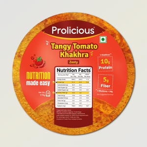 Tangy Tomato Khakhra | 10g Natural Protein