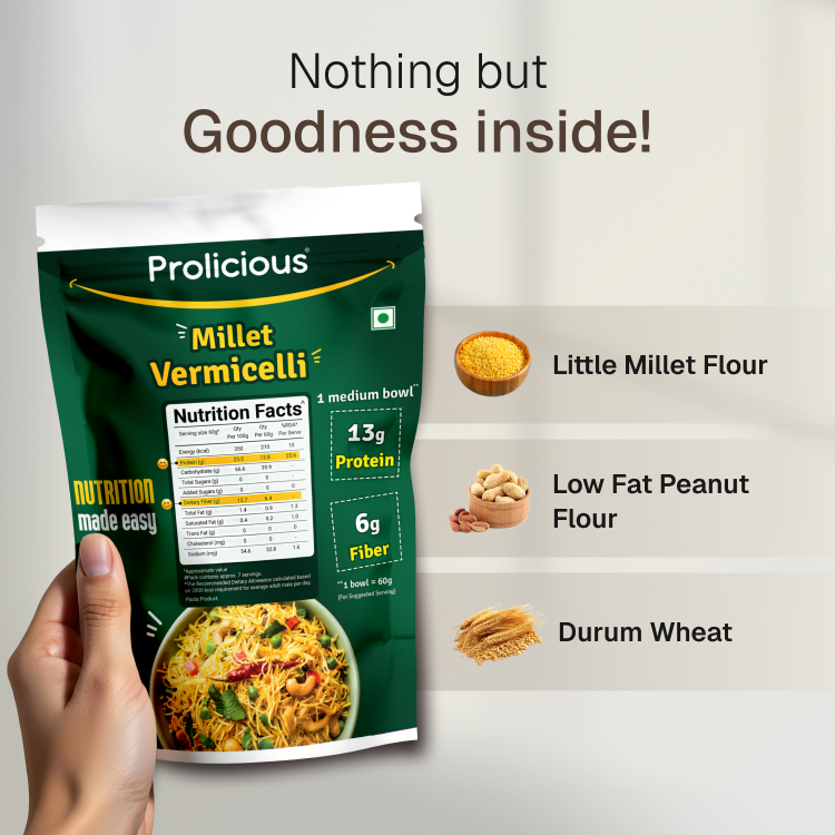 Millet Vermicelli | 13g Natural Protein