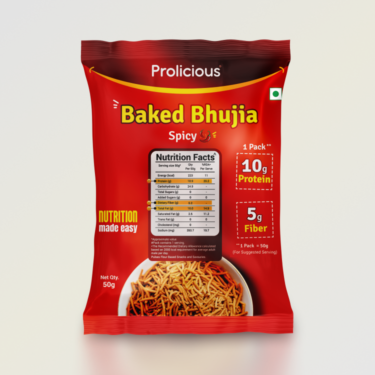 Baked Bhujia | 10g Natural Protein | Gluten Free