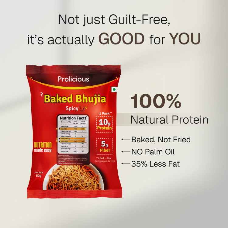 Baked Bhujia | 10g Natural Protein | Gluten Free