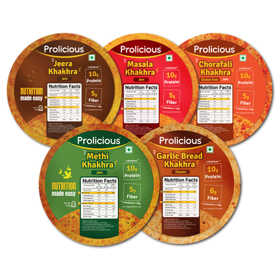 Classic Khakhra Combo | Pack of 5
