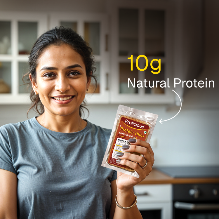 Garlic Bread Protein Thins | 10g Natural Protein