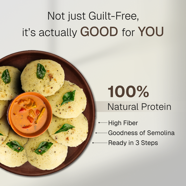 Rava Idli Mix | 12g Natural Protein