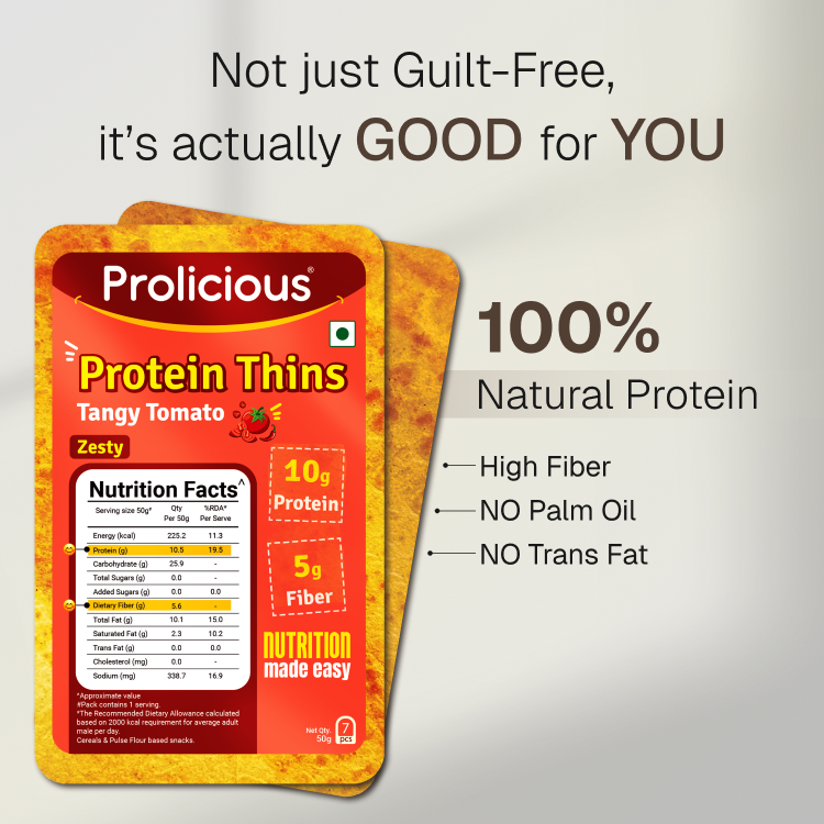 Tangy Tomato Protein Thins | 10g Natural Protein