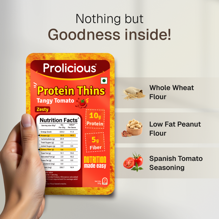 Tangy Tomato Protein Thins | 10g Natural Protein