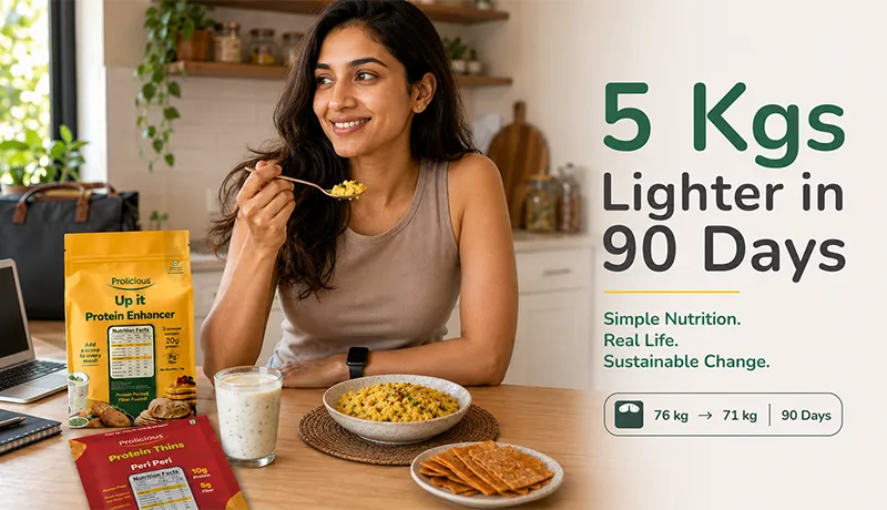 5 Kgs Lighter in 90 Days: How Simple Nutrition Changes Became Part of Harsha’s Everyday Routine