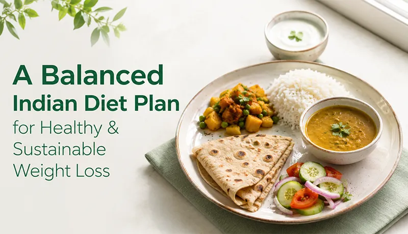 A Balanced Indian Diet Plan for Healthy & Sustainable Weight Loss