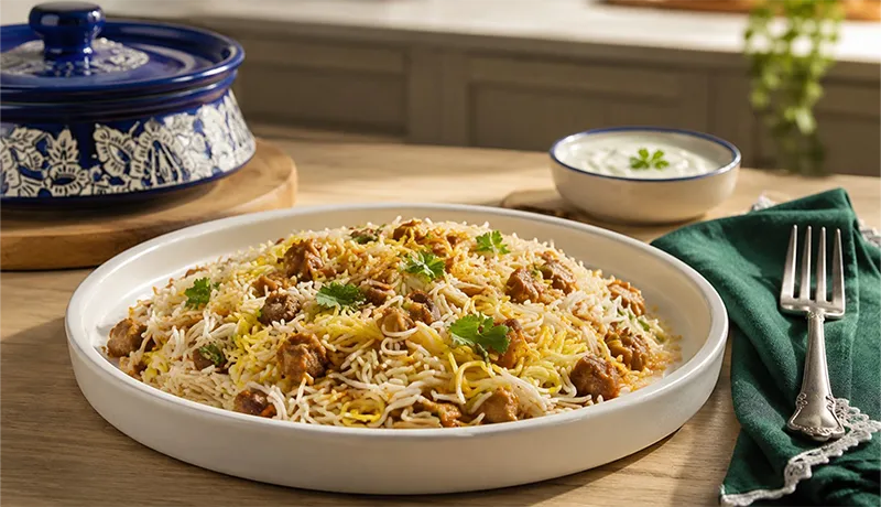 Berry Persian Pulao with Little Millet Vermicelli (A Festive Parsi New Year Special)