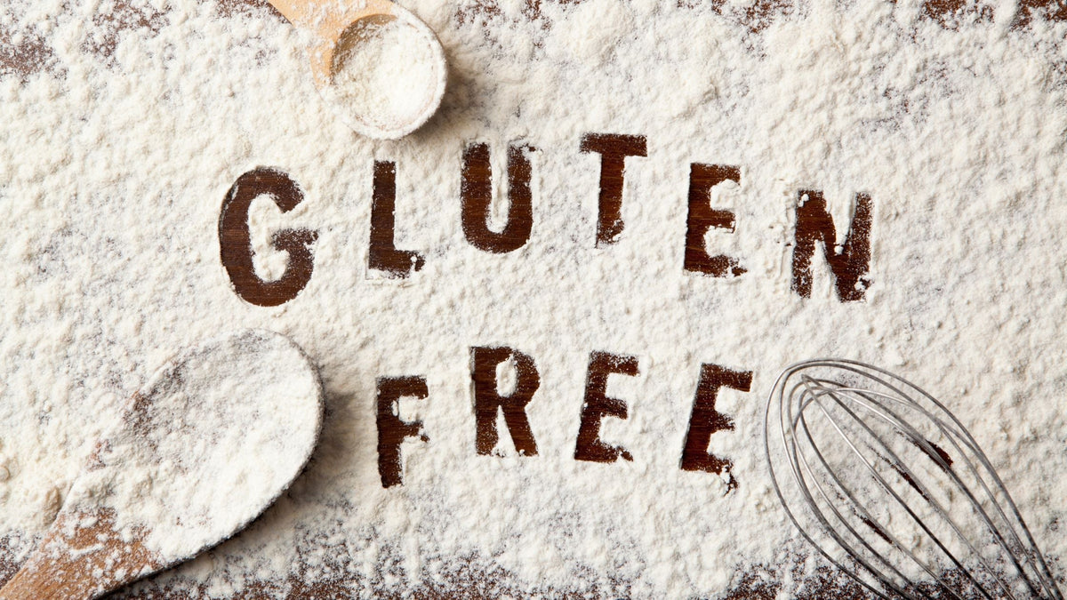 Assorted Gluten Free Foods on a Clean Kitchen Table