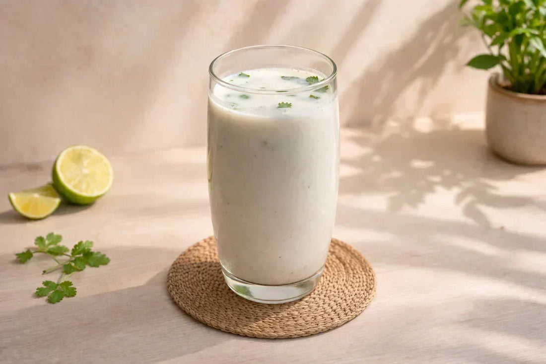 High-Protein Masala Chaas for Gut Health & Refreshment