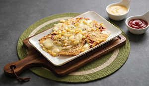 Cheesy Thins Nachos Platter for Weight Loss
