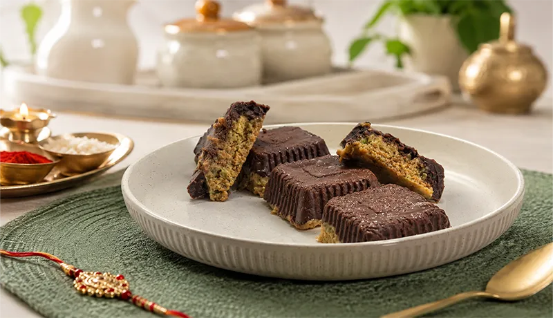 Raksha Bandhan Kunafa Chocolate with Pistachio & Millet Vermicelli