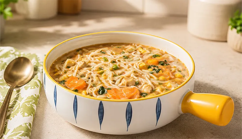 Laksa Vermicelli Soup (Malaysian-Inspired, Creamy & High-Protein)
