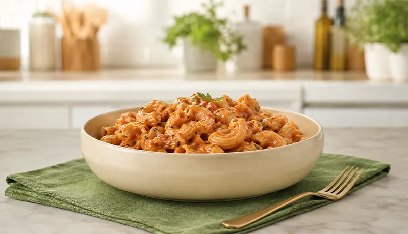 High-Protein Marinara Pasta