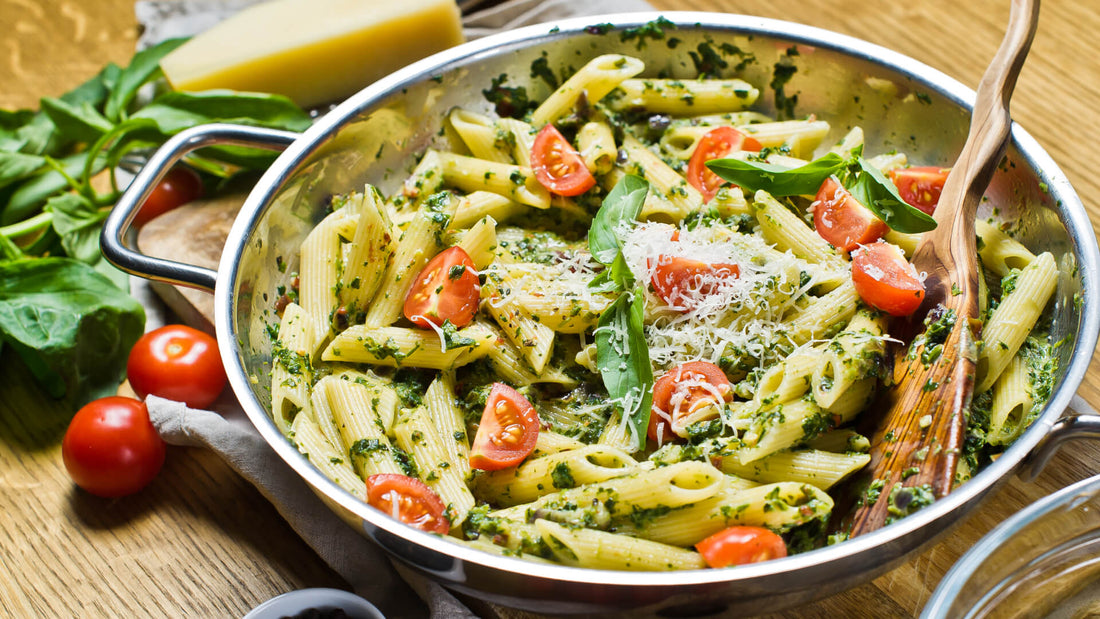 Mediterranean Pasta Salad Recipe | Prolicious High Protein