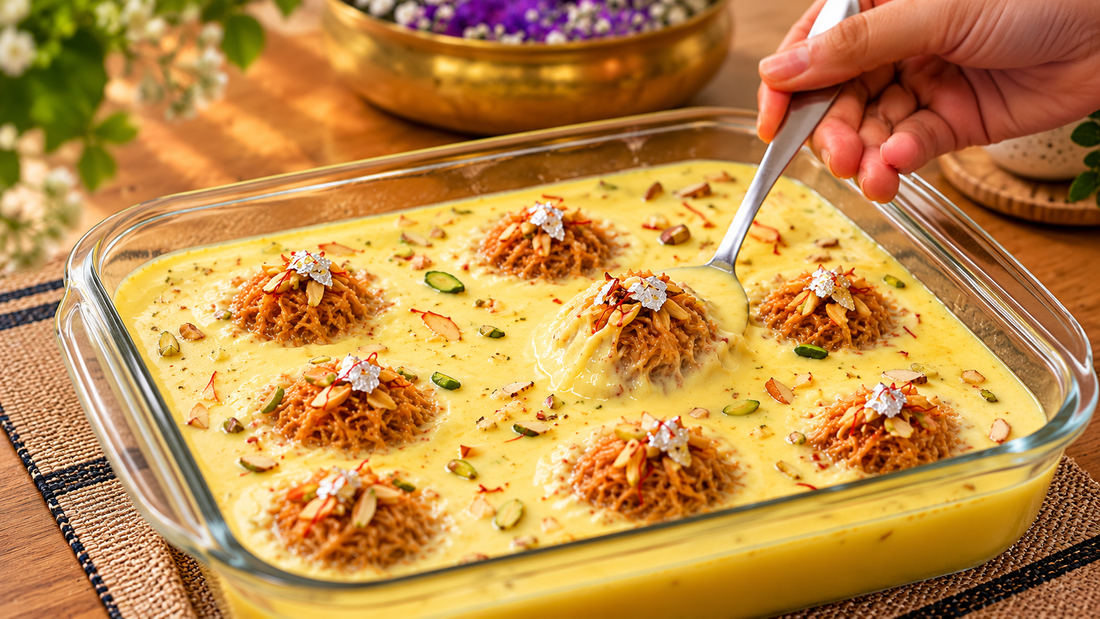 Vermicelli Rasmalai with Prolicious Millet Vermicelli