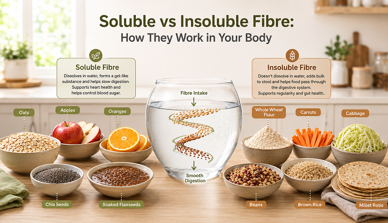 Soluble vs Insoluble Fibre: How They Work in Your Body