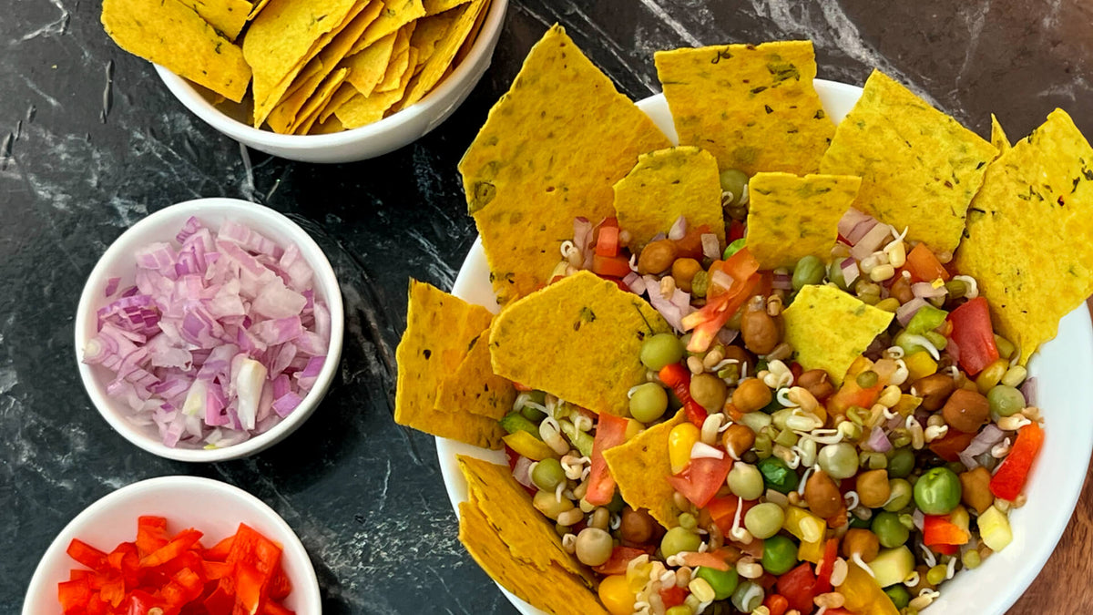 Thins With Sprouts Chaat