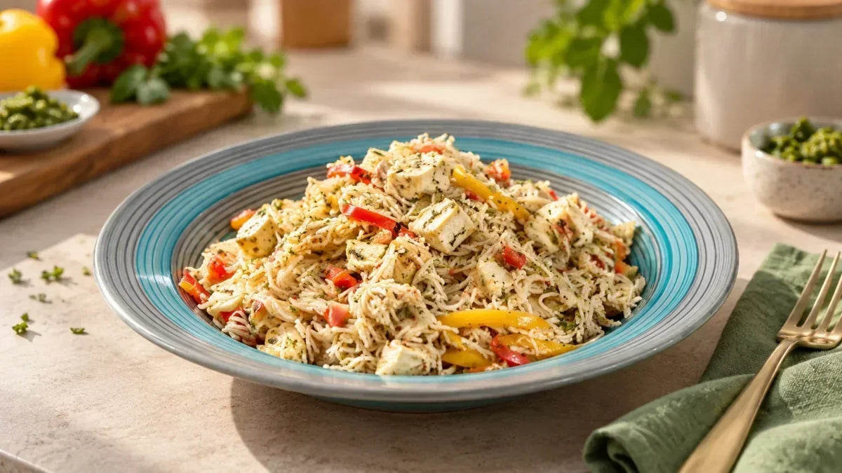 Thecha Paneer Fried Vermicelli