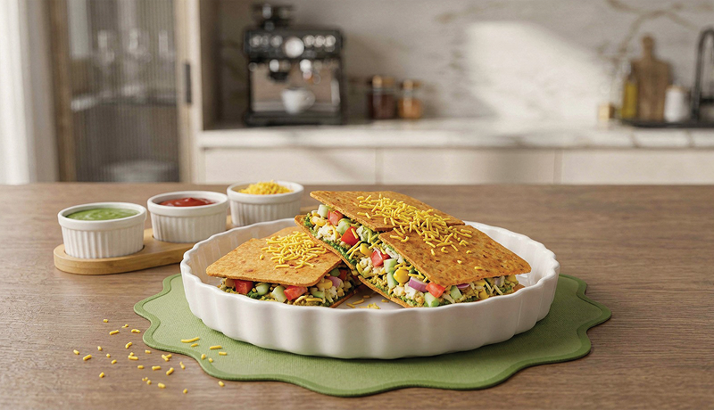 Crunchy No-Bread High-Protein Khakhra Sandwich - Ready in 10 Minutes