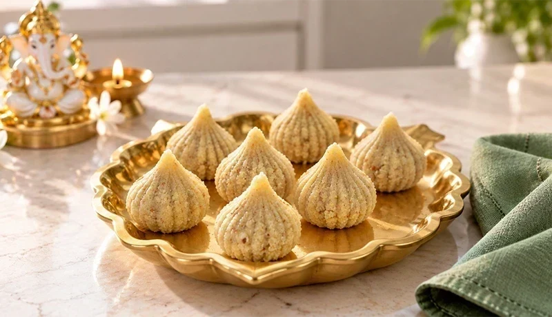 Vrat Atta Peda Modak Recipe: A Wholesome Sweet Made Better