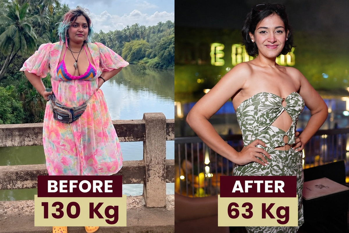 The Inspiring Weight Loss Journey of Simran Poonia: From 130 Kg to 60 Kg