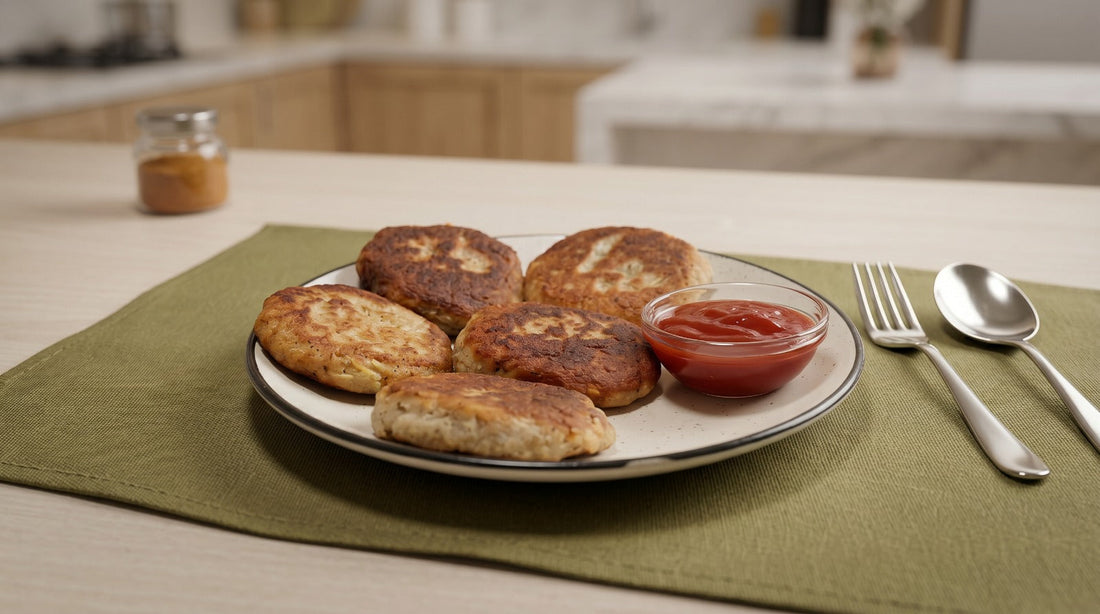 High-Protein Vrat Atta Lauki Tikki Recipe