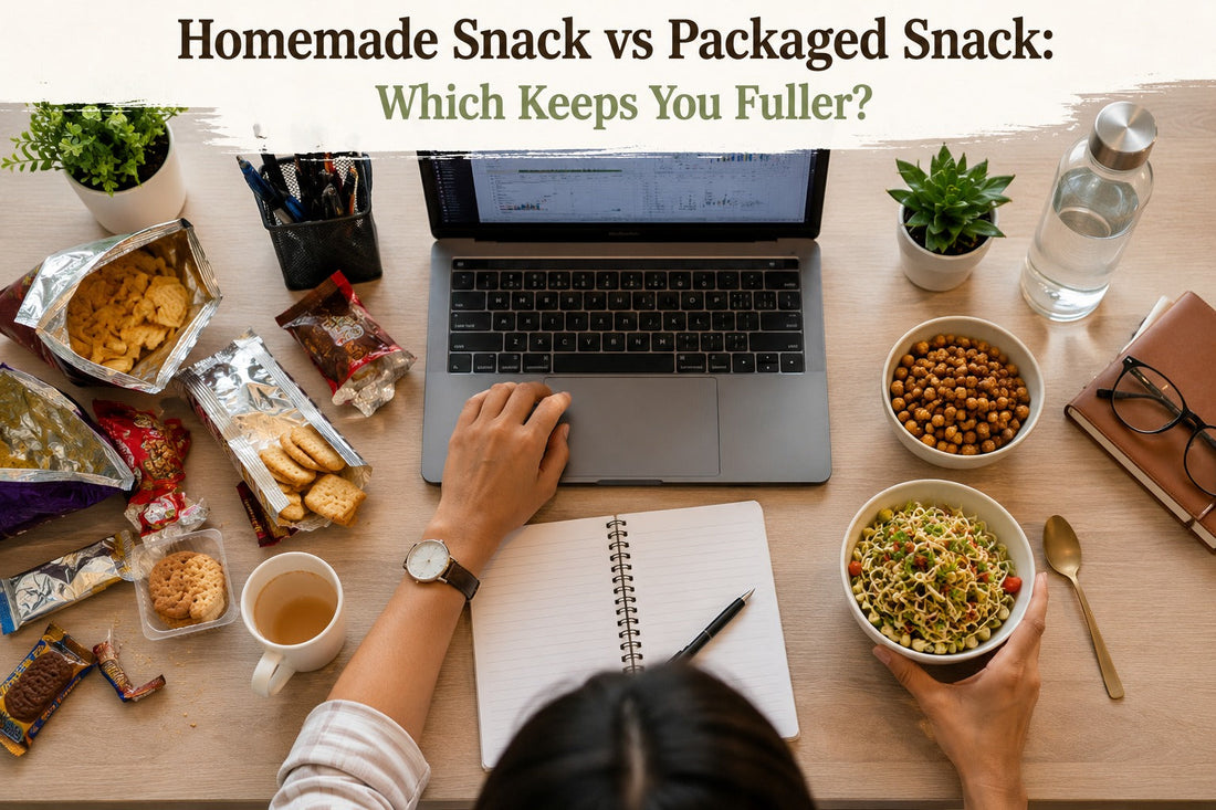 Homemade Snack vs Packaged Snack: Which Keeps You Fuller?