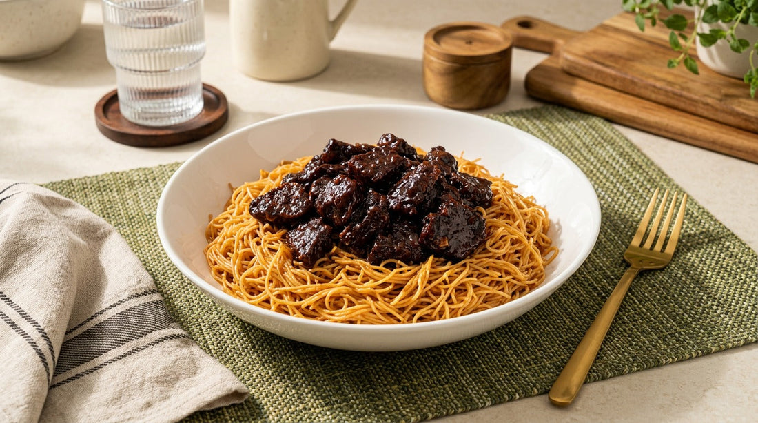 High-Protein Manchurian Vermicelli Noodles Bowl with UP It