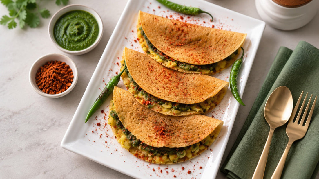 Viral Vada Pav Chilla Wrap: A High-Protein Prolicious Twist