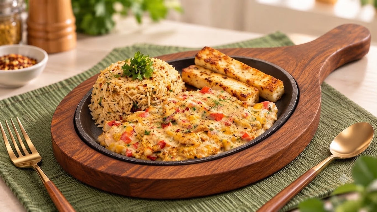 High-Protein Peri Peri Herb Rice Bowl Recipe