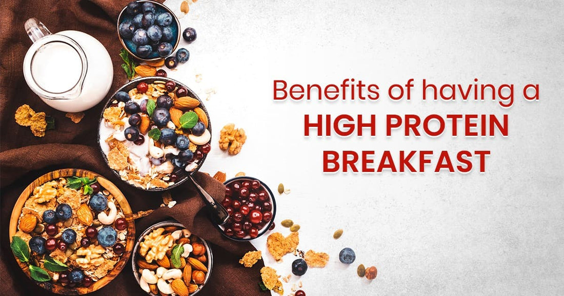 High Protein Breakfast Bowl with Nuts Seeds and Fruits