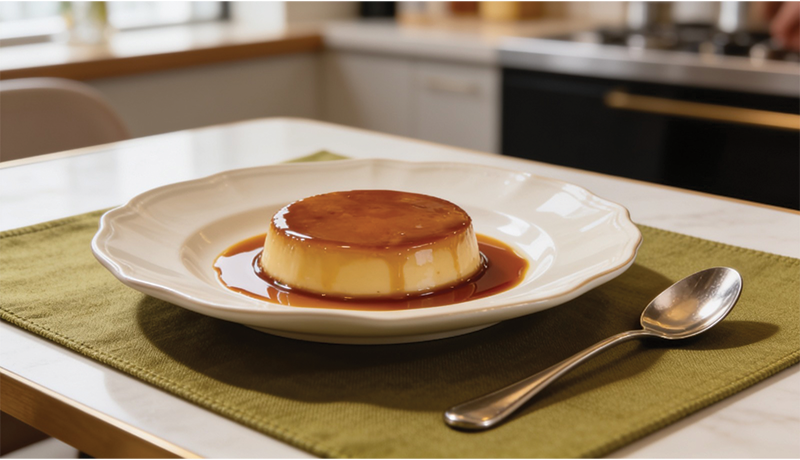 High-Protein Caramel Custard Recipe