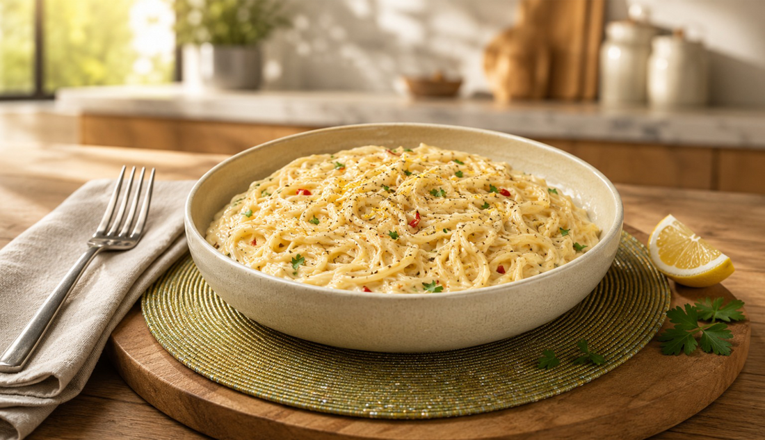 Lemon Creamy Vermicelli Recipe (Light, Creamy & High-Protein)