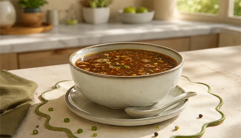 High-Protein Manchow Soup Recipe
