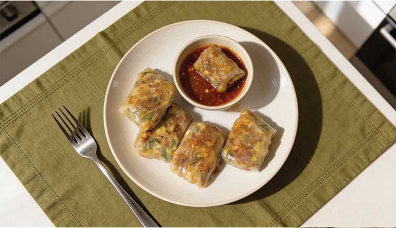 High-Protein Rice Paper Momo Recipe
