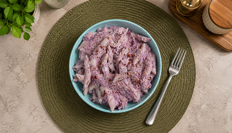 High-Protein Purple Pasta