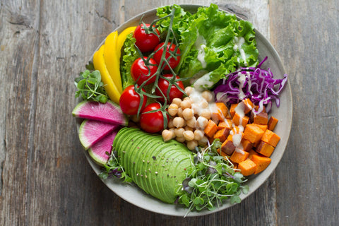 High Protein Vegan Salad
