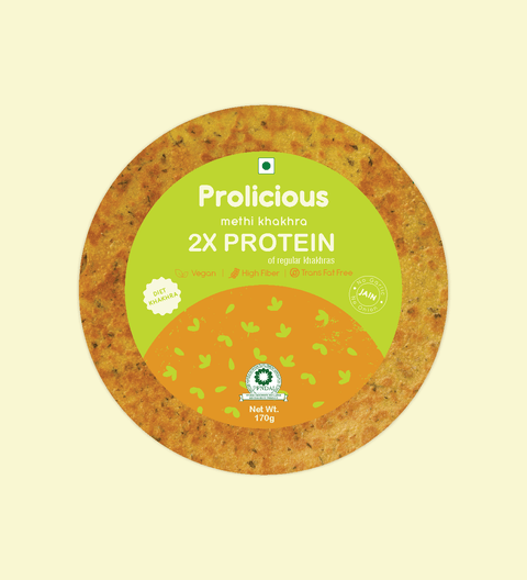 Prolicious Methi Khakhra - Healthy Snack