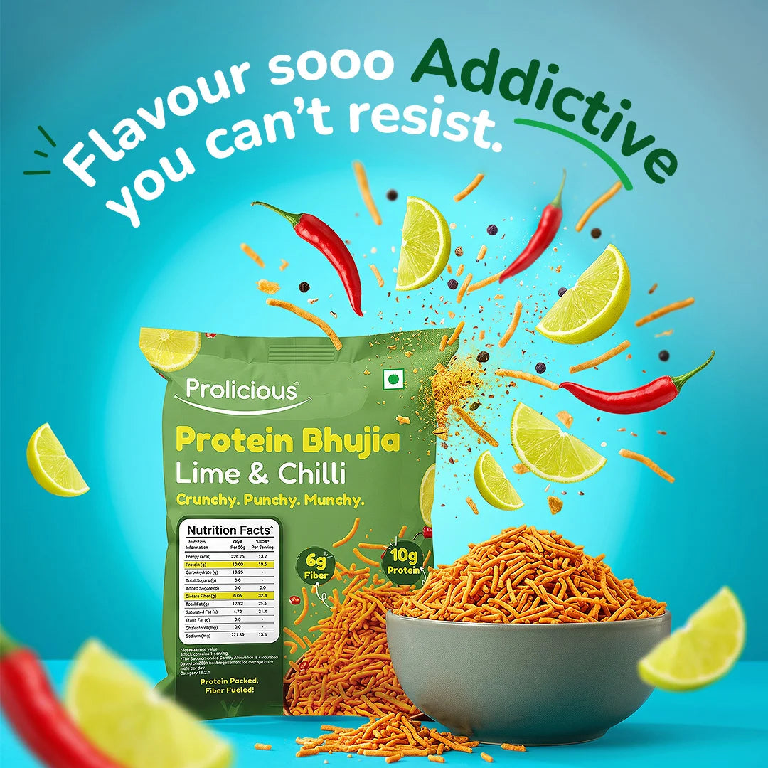 Protein Lime & Chilli Bhujia