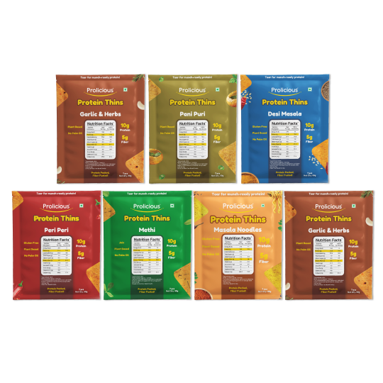 Assorted Protein Thins Combo | Pack of 7