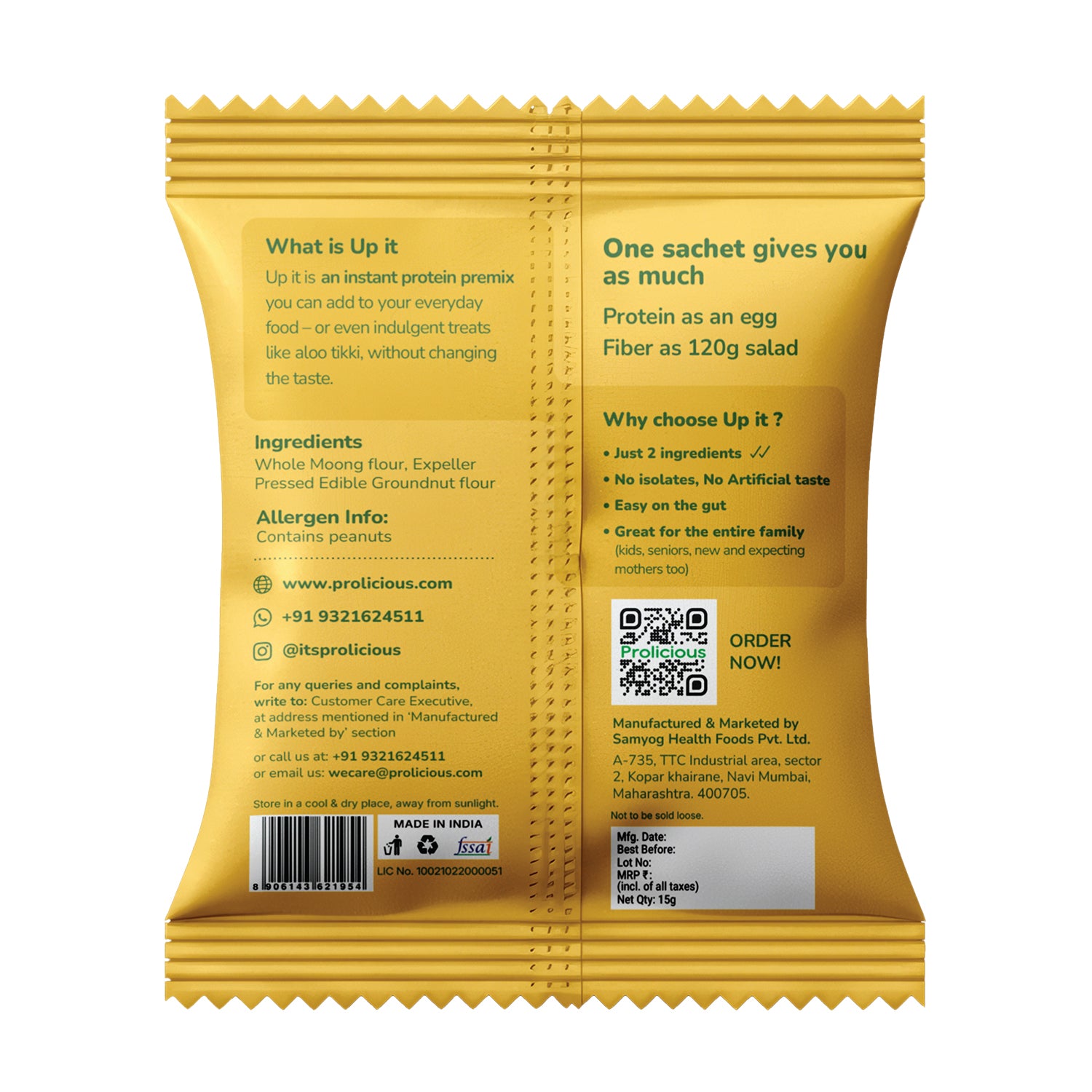 Up It! Sachet - Natural Protein Enhancer